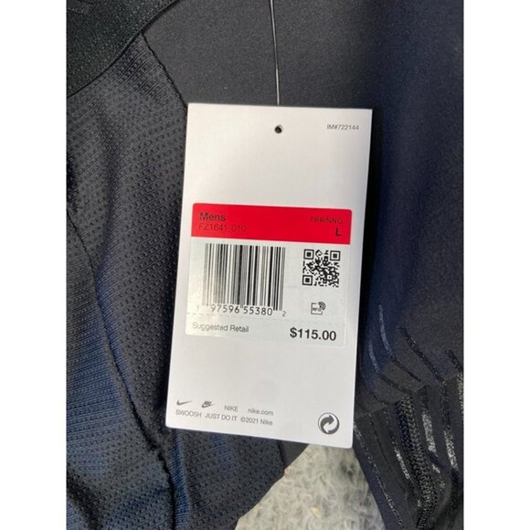 Nike Pro Recovery Dri-FIT ADV Fitness Tights Size Large Men Black FZ1641-010 - Picture 8 of 8